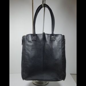 Zebra Pony/ Calf Hair Leather Tote Shoulder Bag